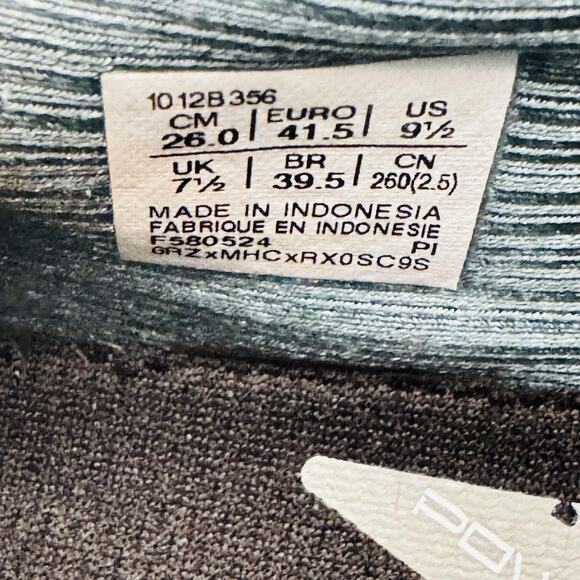 ASICS Shoes Womens 9.5 Teal Green Gel Nimbus 25 PureGEL Running Athletic Sneaker - Picture 12 of 13